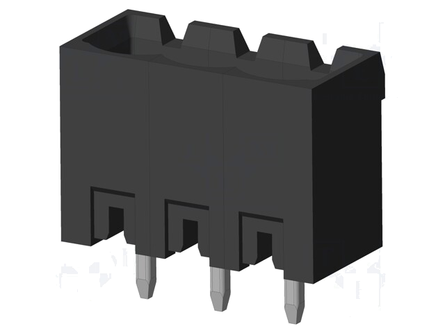 Connector: ontkoppelbare terminal strip; contact; mannelijk Connector: ontkoppelbare terminal strip; contact; mannelijk